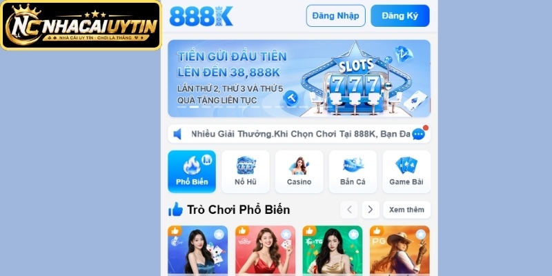 Những điểm nhấn nổi bật của nhà cái 888K